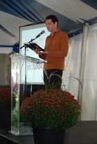 Kenneth Oppel reading from This Dark Endeavour at the 2011 festival